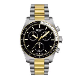 Tissot T-Classic Two-Tone Stainless Steel Black Dial Quartz Watch for Gents - T149.417.22.051.00