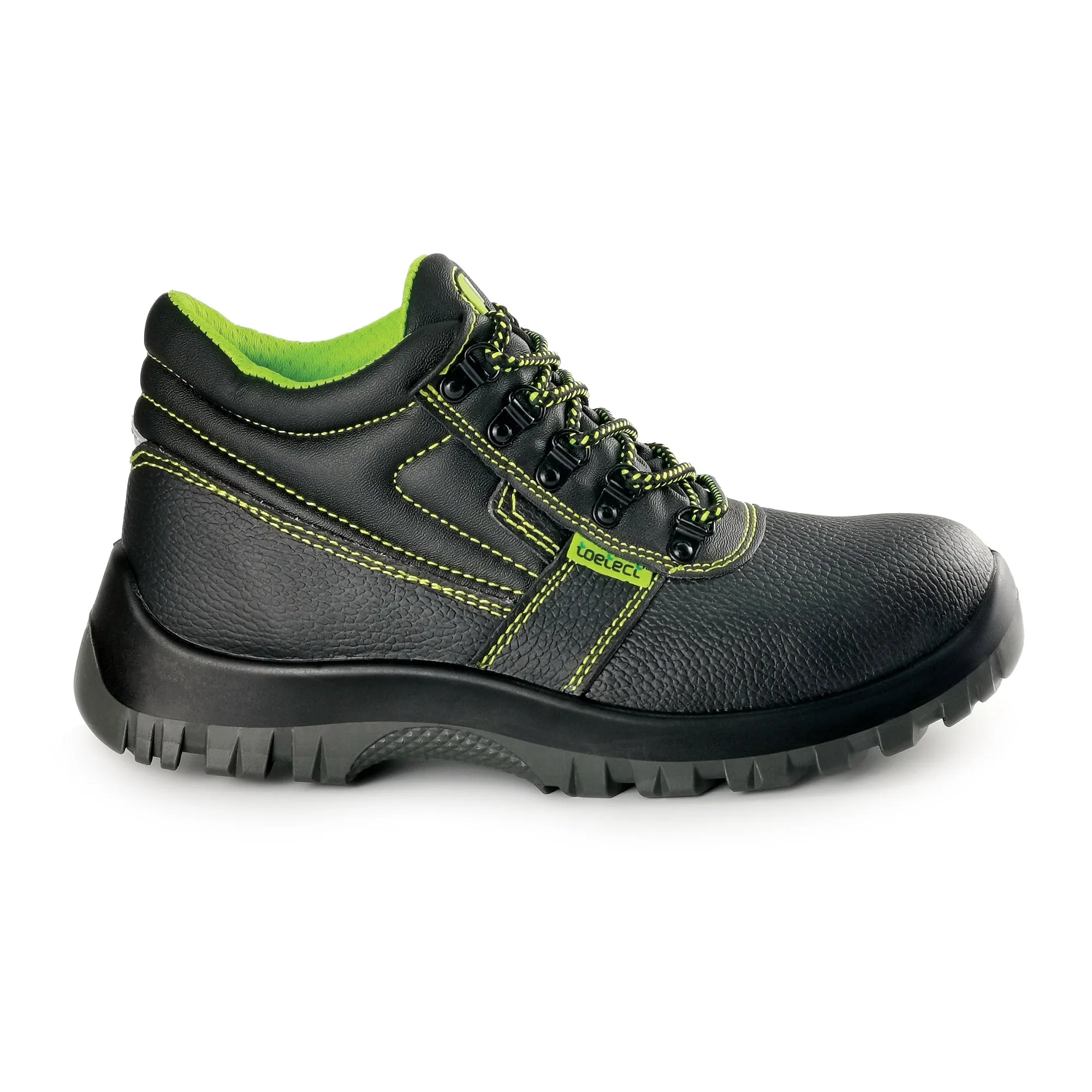 TOETECT | TOE-SR1004 Men Mid Cut Lace-up Safety Shoes