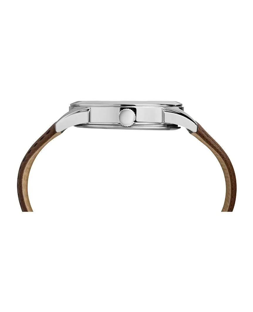 Torrington Men's Date 40mm Leather Strap Watch
