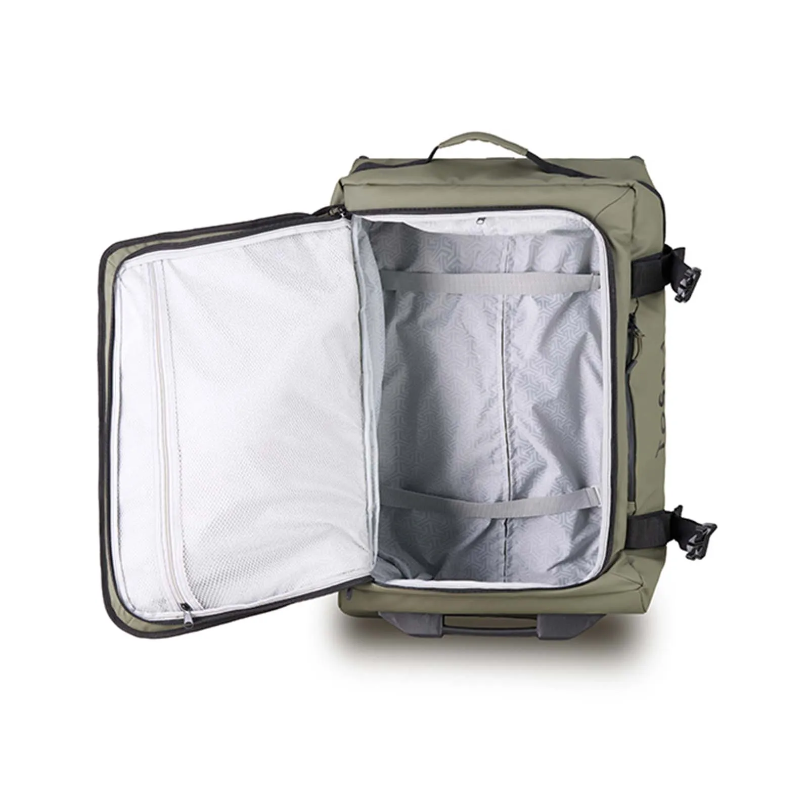 Tosca Delta Large Wheeled Duffel Bag Khaki