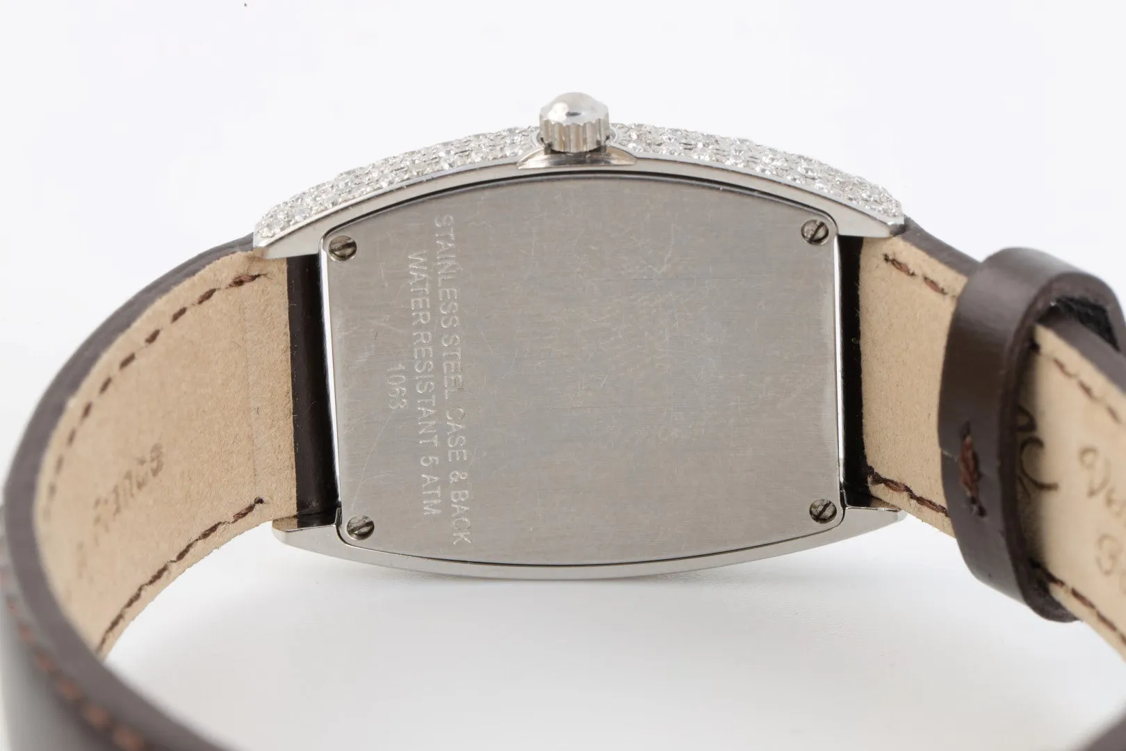 Tourneau 1063 Stainless Steel & Diamond 24mm Ladies Watch