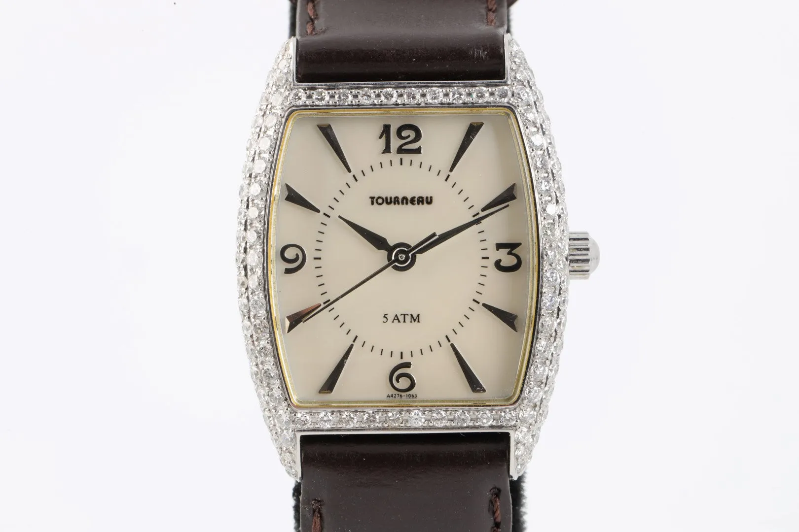 Tourneau 1063 Stainless Steel & Diamond 24mm Ladies Watch