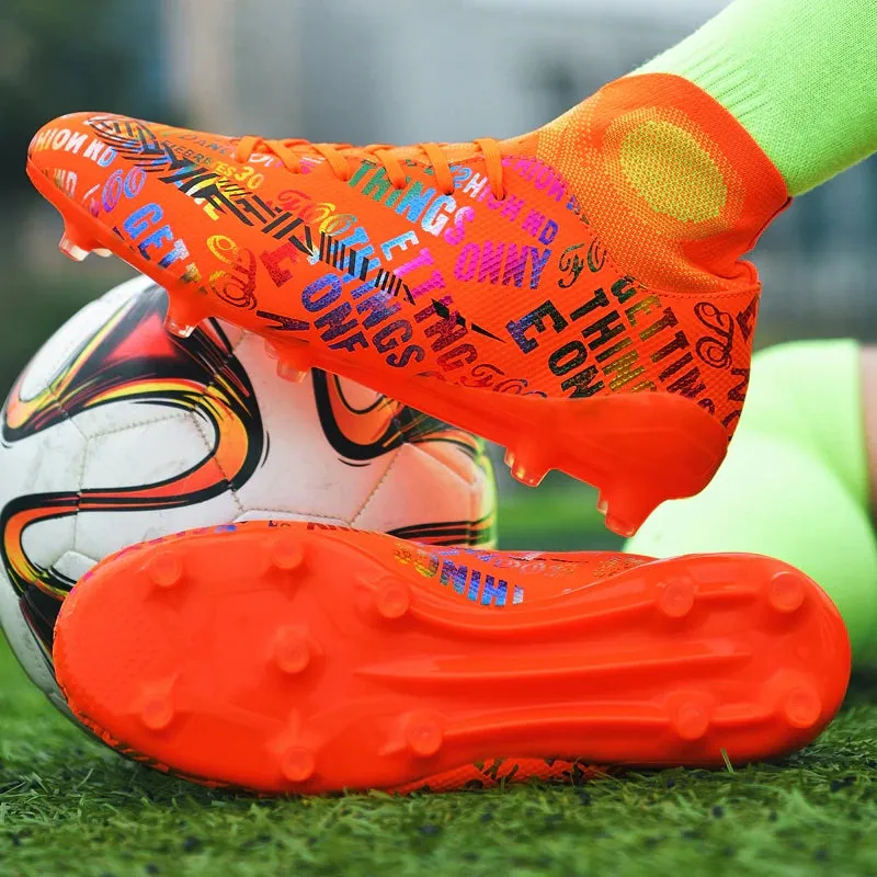 Training Soccer Shoes Waterproof Anti-slippery Wear-resistant