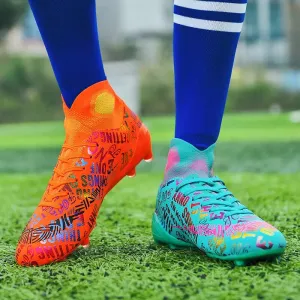 Training Soccer Shoes Waterproof Anti-slippery Wear-resistant