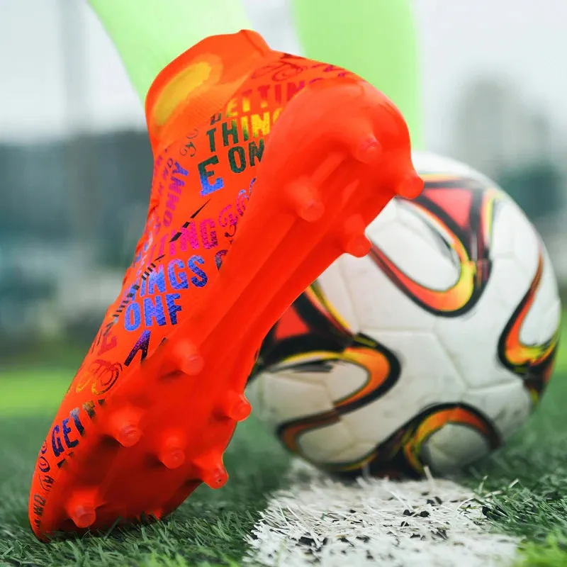 Training Soccer Shoes Waterproof Anti-slippery Wear-resistant