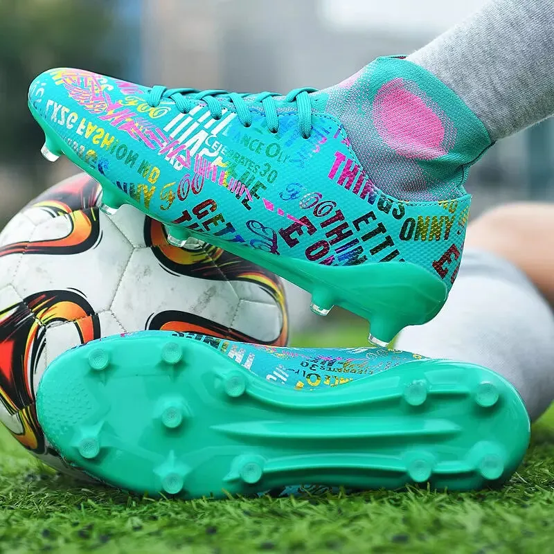 Training Soccer Shoes Waterproof Anti-slippery Wear-resistant