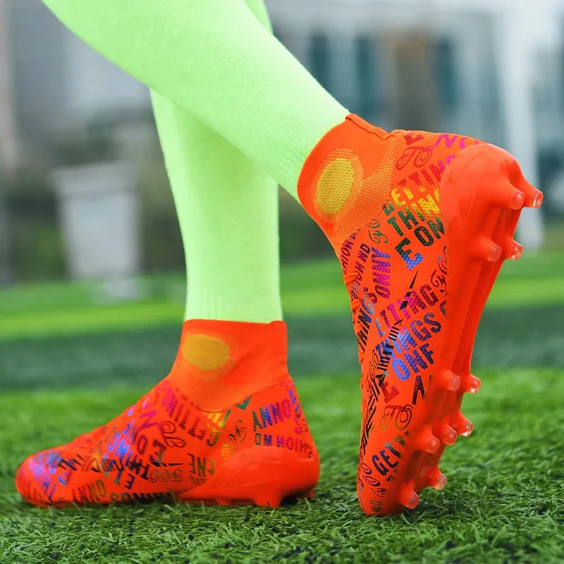 Training Soccer Shoes Waterproof Anti-slippery Wear-resistant
