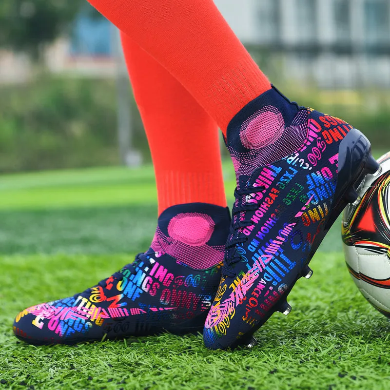 Training Soccer Shoes Waterproof Anti-slippery Wear-resistant
