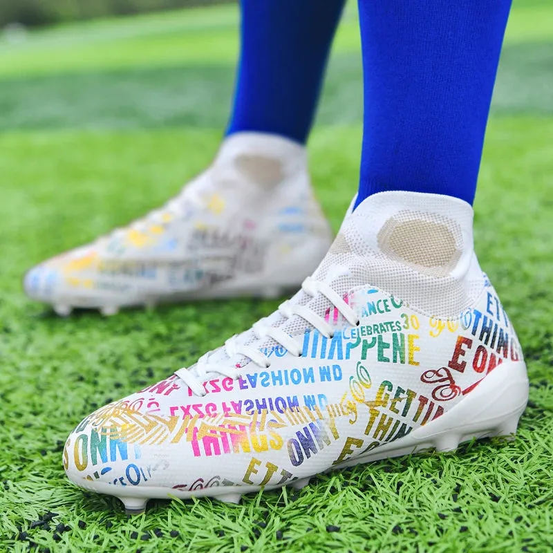 Training Soccer Shoes Waterproof Anti-slippery Wear-resistant