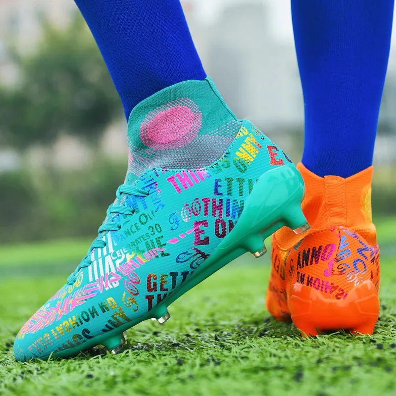 Training Soccer Shoes Waterproof Anti-slippery Wear-resistant