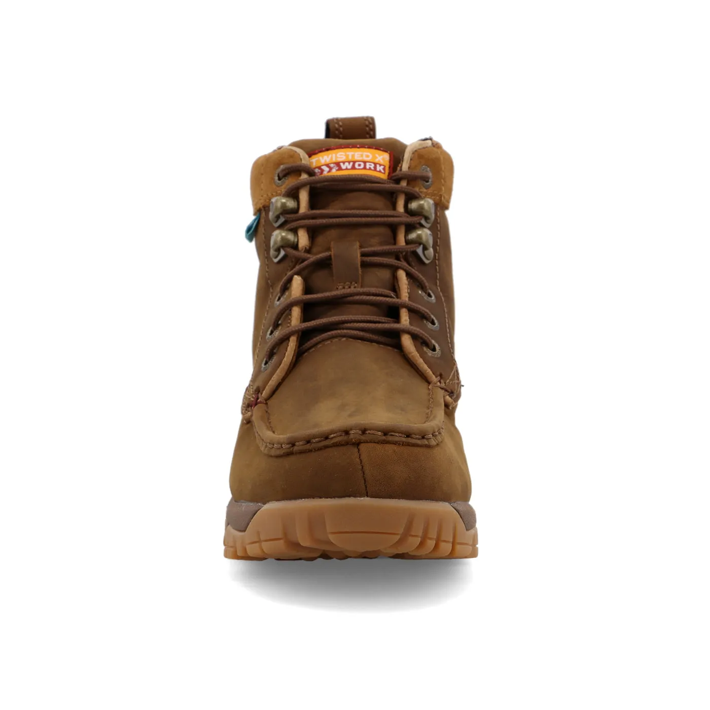 Twisted X Women's Distressed Saddle 4" Waterproof Work Boot