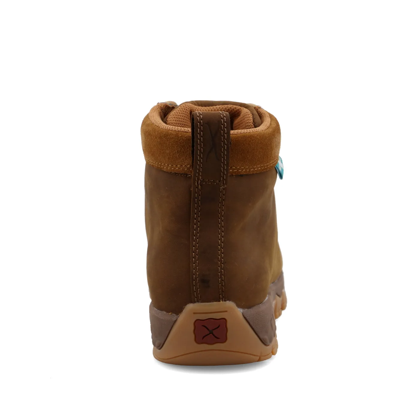 Twisted X Women's Distressed Saddle 4" Waterproof Work Boot