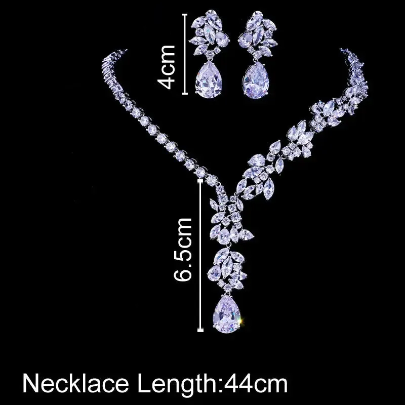 Unique Design Choker Necklace Stud Earrings Bridal Jewelry Sets Wedding Jewelry Set