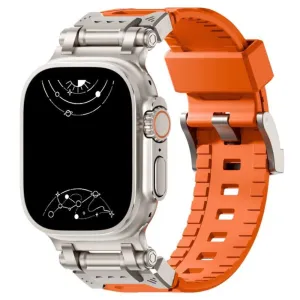 Venio Silicone Rugged Metal Band