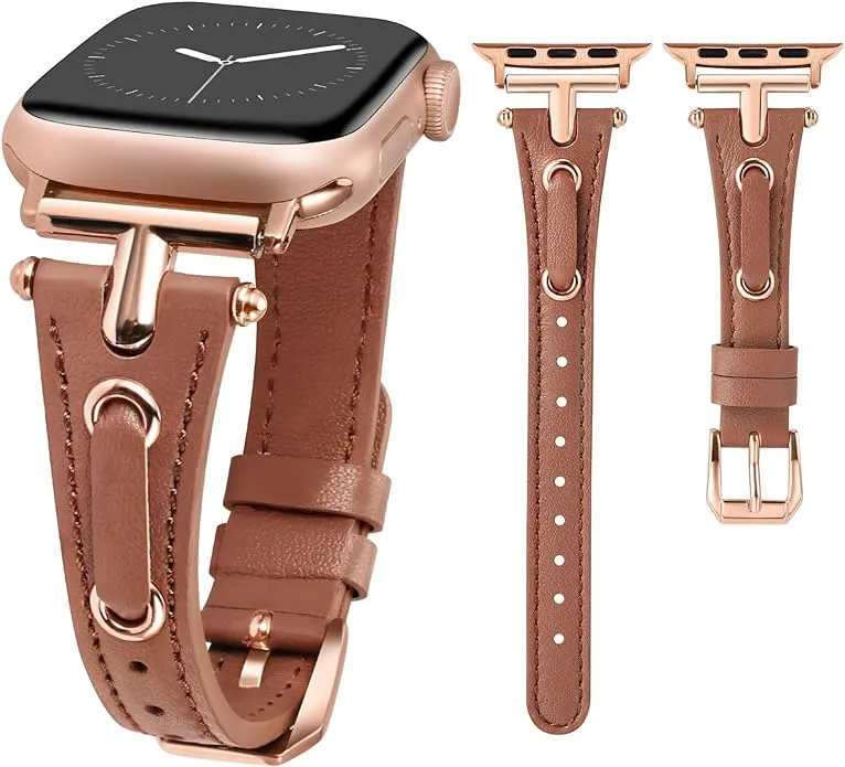 Vintage Vogue  | Leather Watch Band for Apple Watch ®