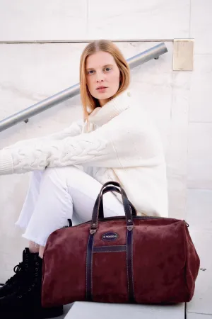Vocco Terracotta Leather Weekender Bag