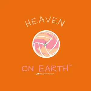 Volleyball Heaven On Earth - Art Print