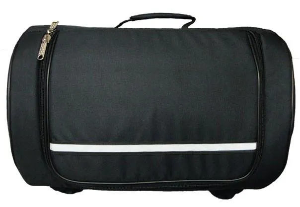 VS361 Vance Leather Textile Sissy Bar Roll Bag