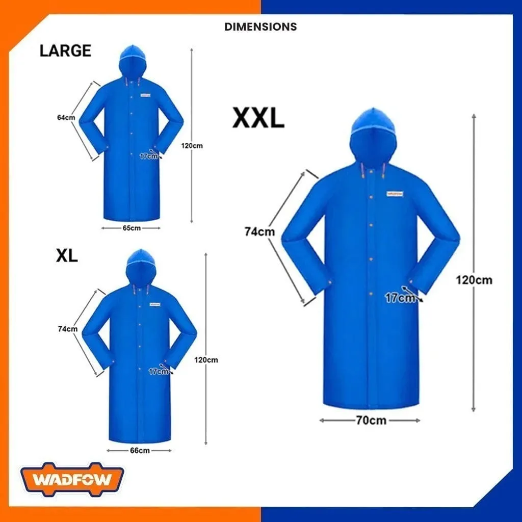 Wadfow Rain Coat - WRC200L, WRC20XL & WRC2XXL