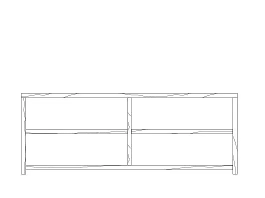 Walker Bookcase | Modern Wooden Bookshelf