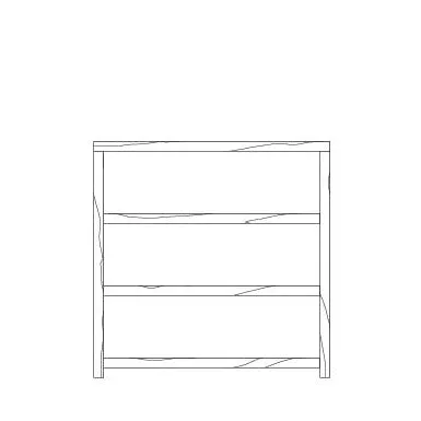 Walker Bookcase | Modern Wooden Bookshelf