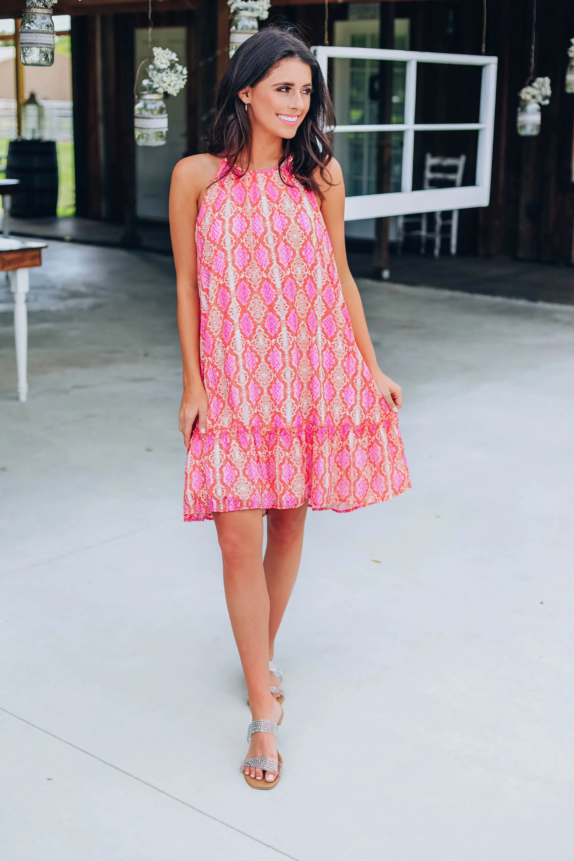 Wander West Snakeskin Dress