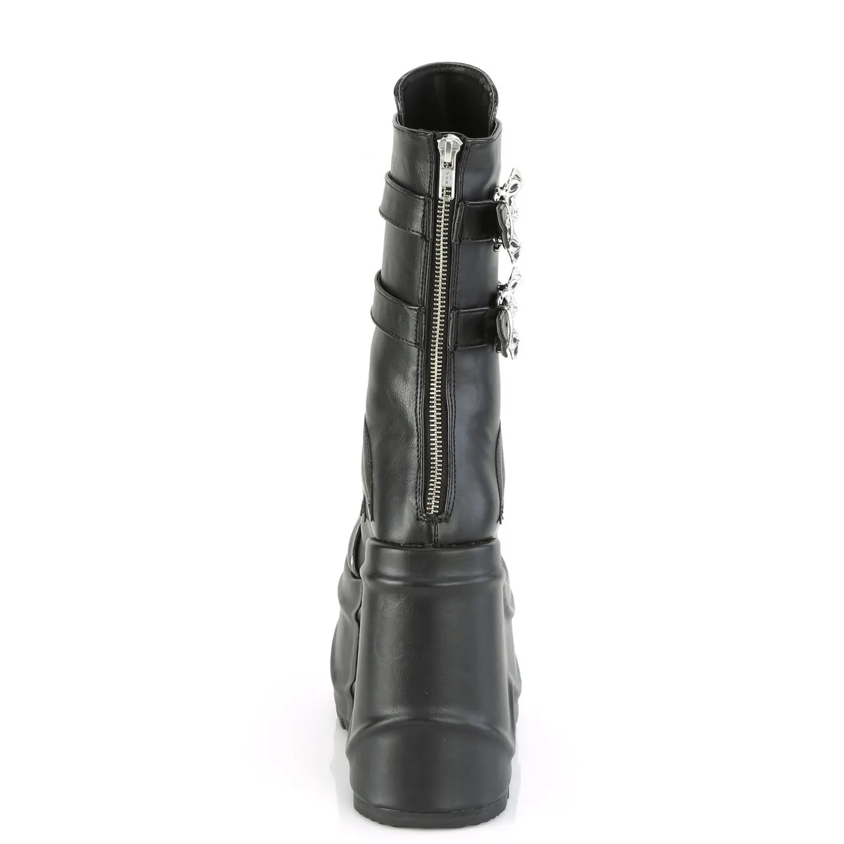 WAVE-150  Black Vegan Leather