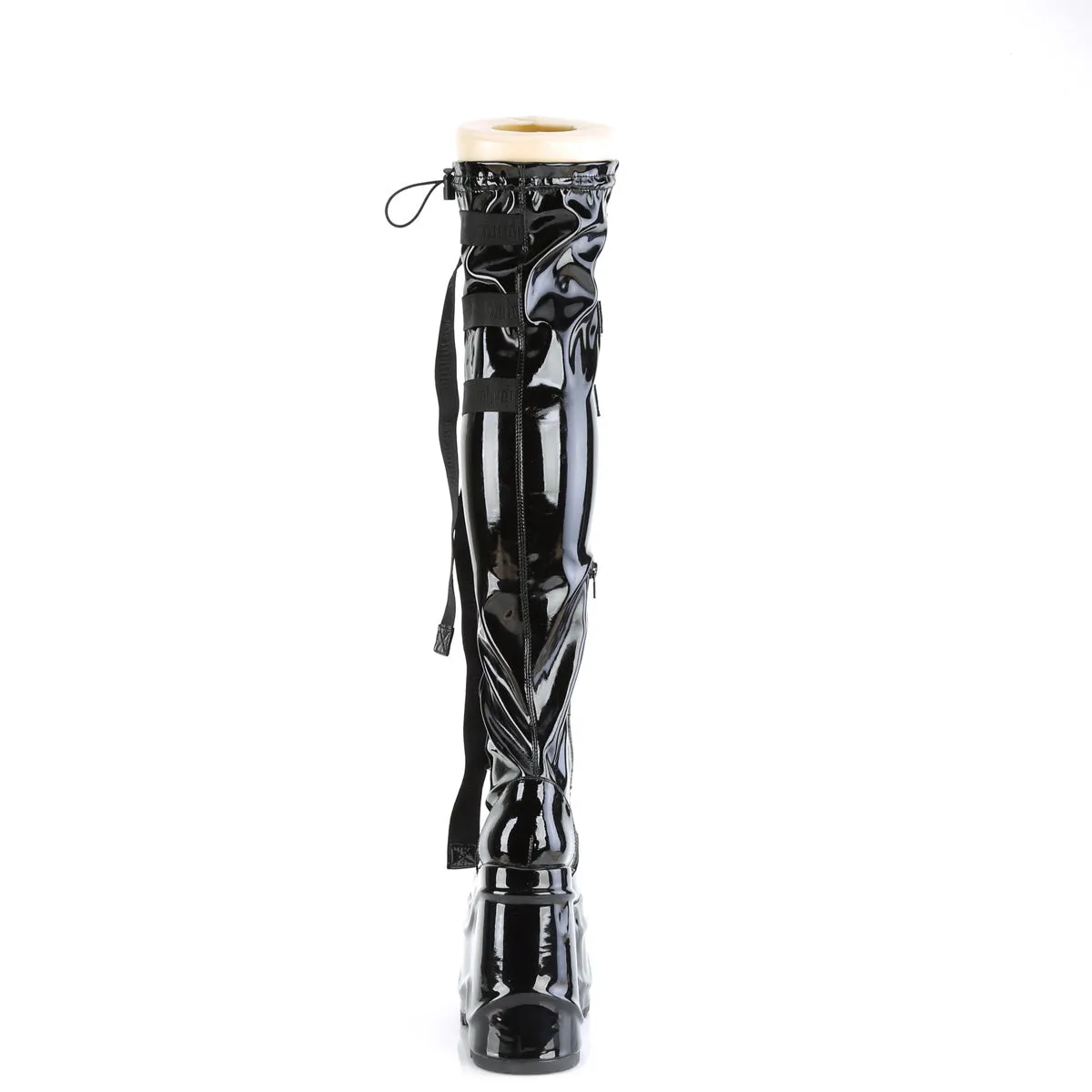 WAVE-315  Black Stretch Patent