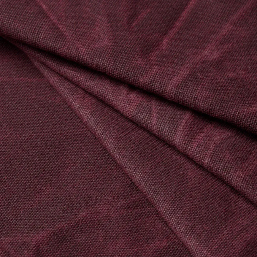 Wax Cotton Canvas Burgundy