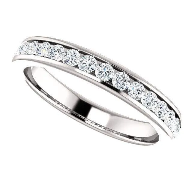 WBM0084 ~MOISSANITE BAND