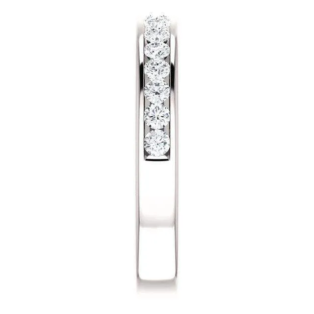 WBM0084 ~MOISSANITE BAND