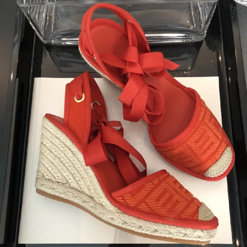 Weaving Women Shoes Summer Ladies Sandals