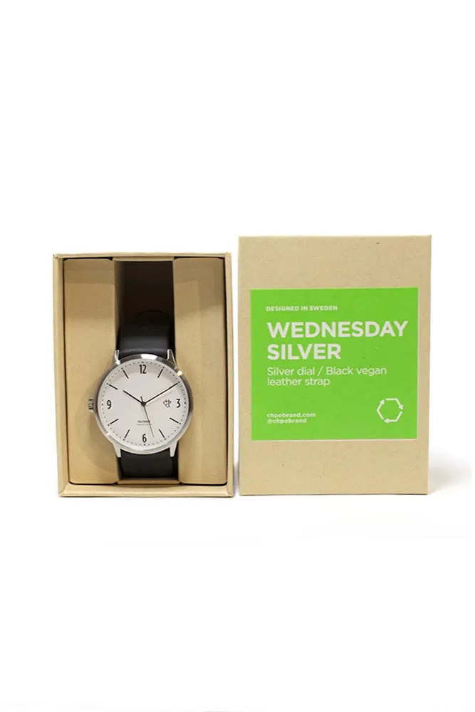 Wednesday metal vegan watch
