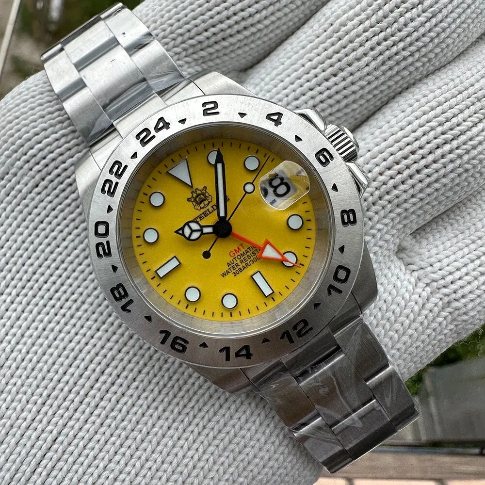 ★WelcomeDeals★Steeldive SD1992 NH34 GMT Automatic Watch