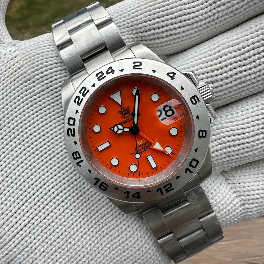 ★WelcomeDeals★Steeldive SD1992 NH34 GMT Automatic Watch