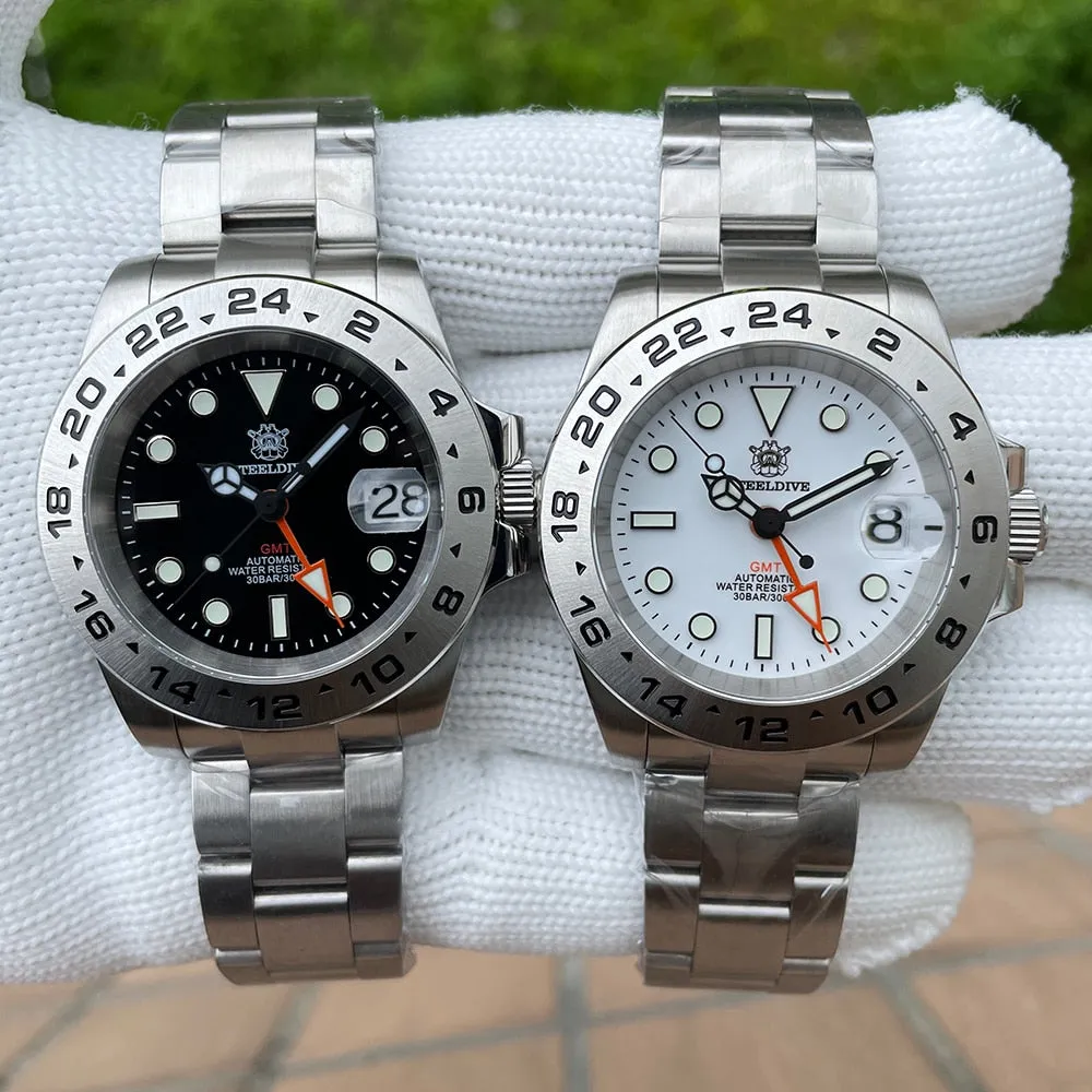 ★WelcomeDeals★Steeldive SD1992 NH34 GMT Automatic Watch