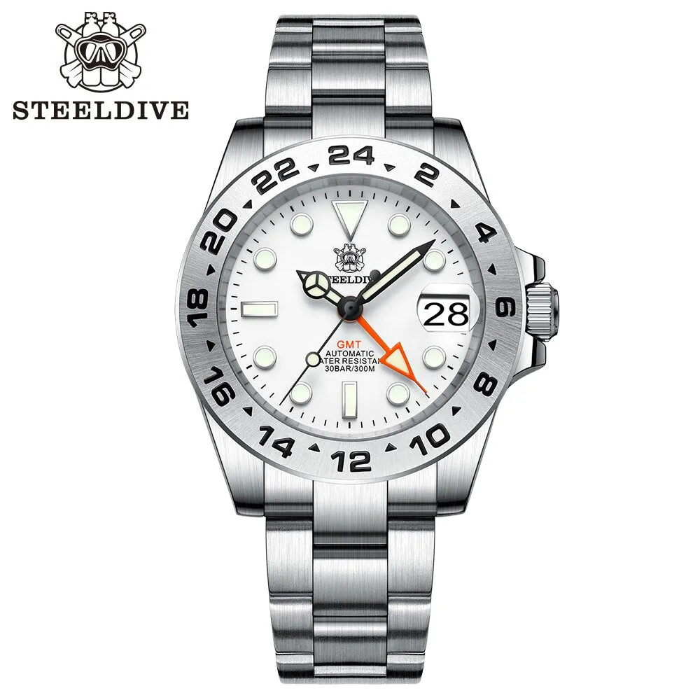 ★WelcomeDeals★Steeldive SD1992 NH34 GMT Automatic Watch