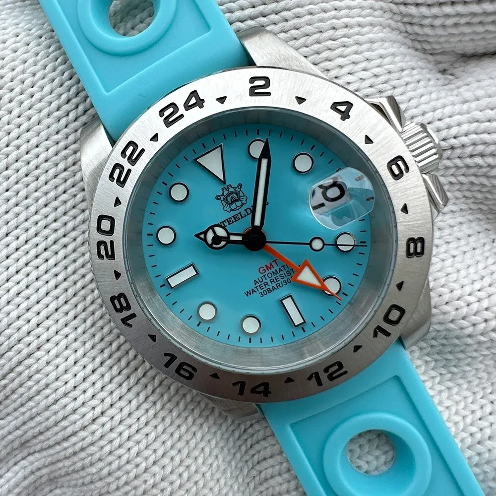 ★WelcomeDeals★Steeldive SD1992 NH34 GMT Automatic Watch
