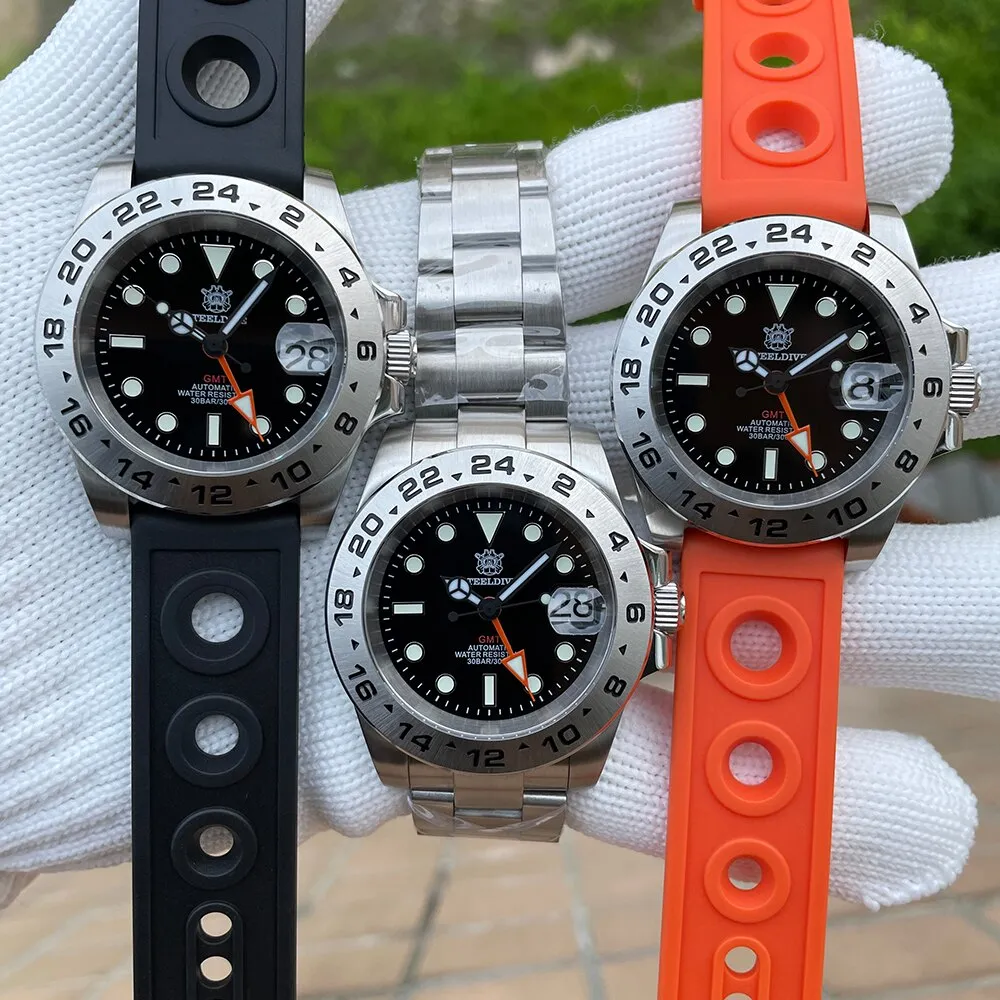 ★WelcomeDeals★Steeldive SD1992 NH34 GMT Automatic Watch