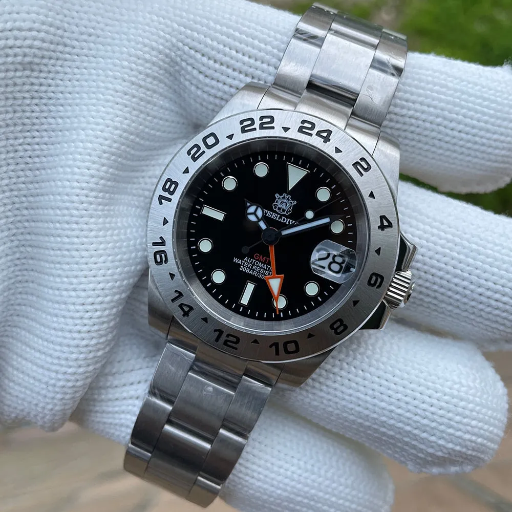 ★WelcomeDeals★Steeldive SD1992 NH34 GMT Automatic Watch