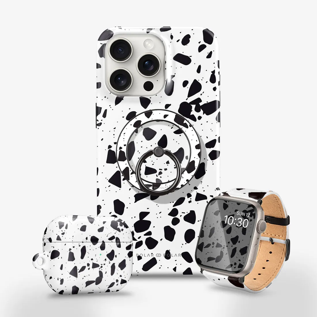 White Rocky Road Terrazzo - Apple Watch Band