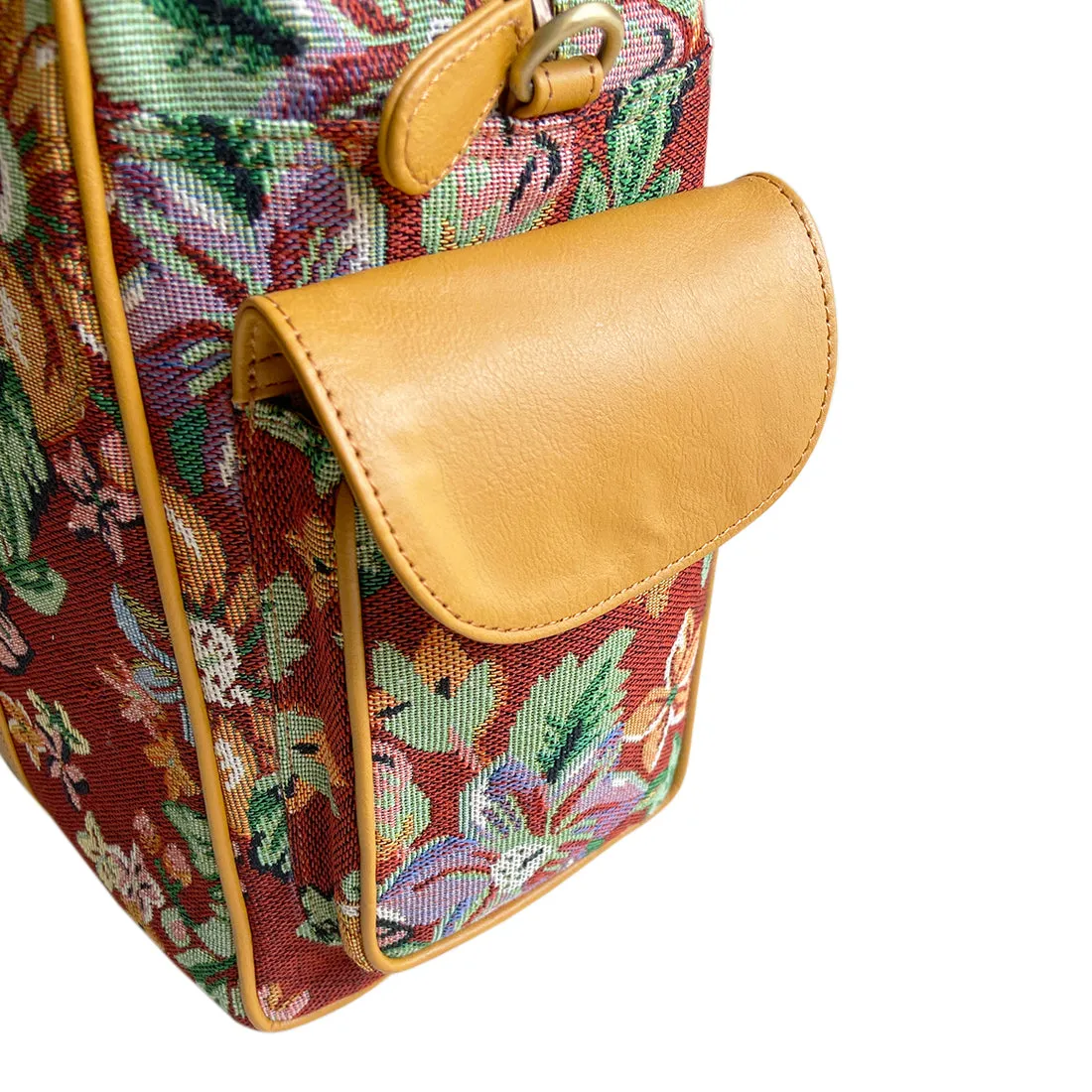 Wildflower April in Paris Weekender Travel Bag for Women