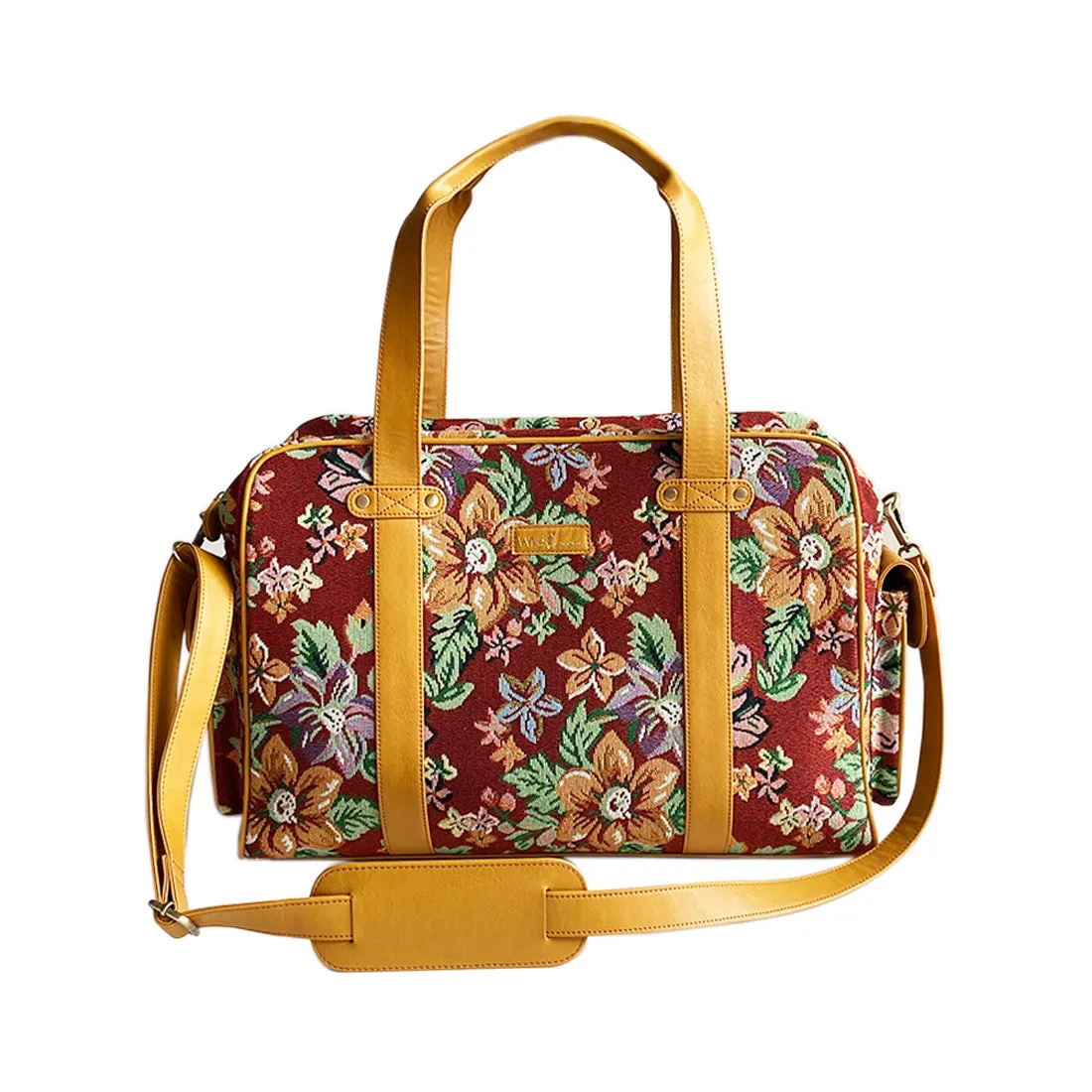 Wildflower April in Paris Weekender Travel Bag for Women