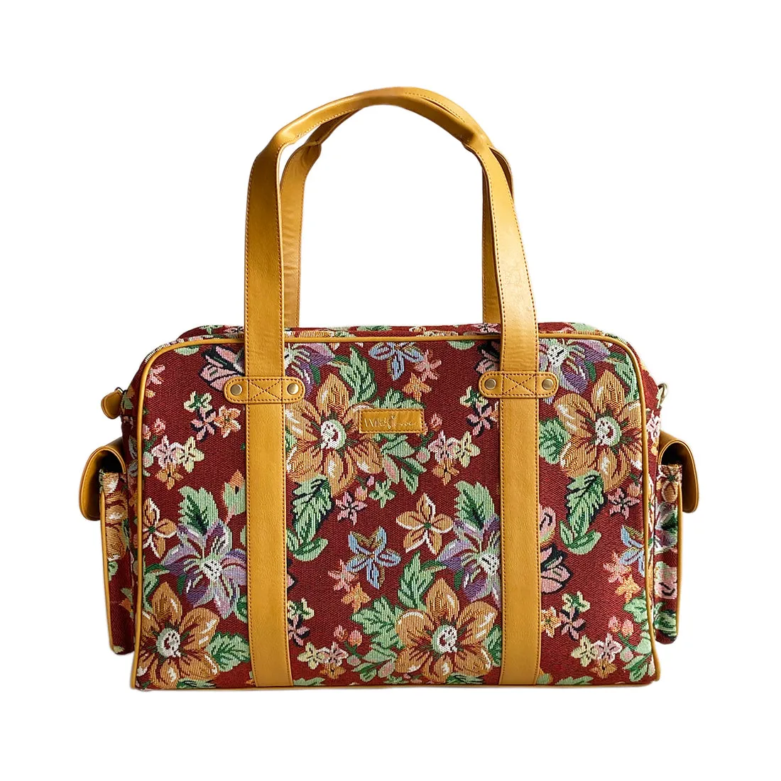 Wildflower April in Paris Weekender Travel Bag for Women