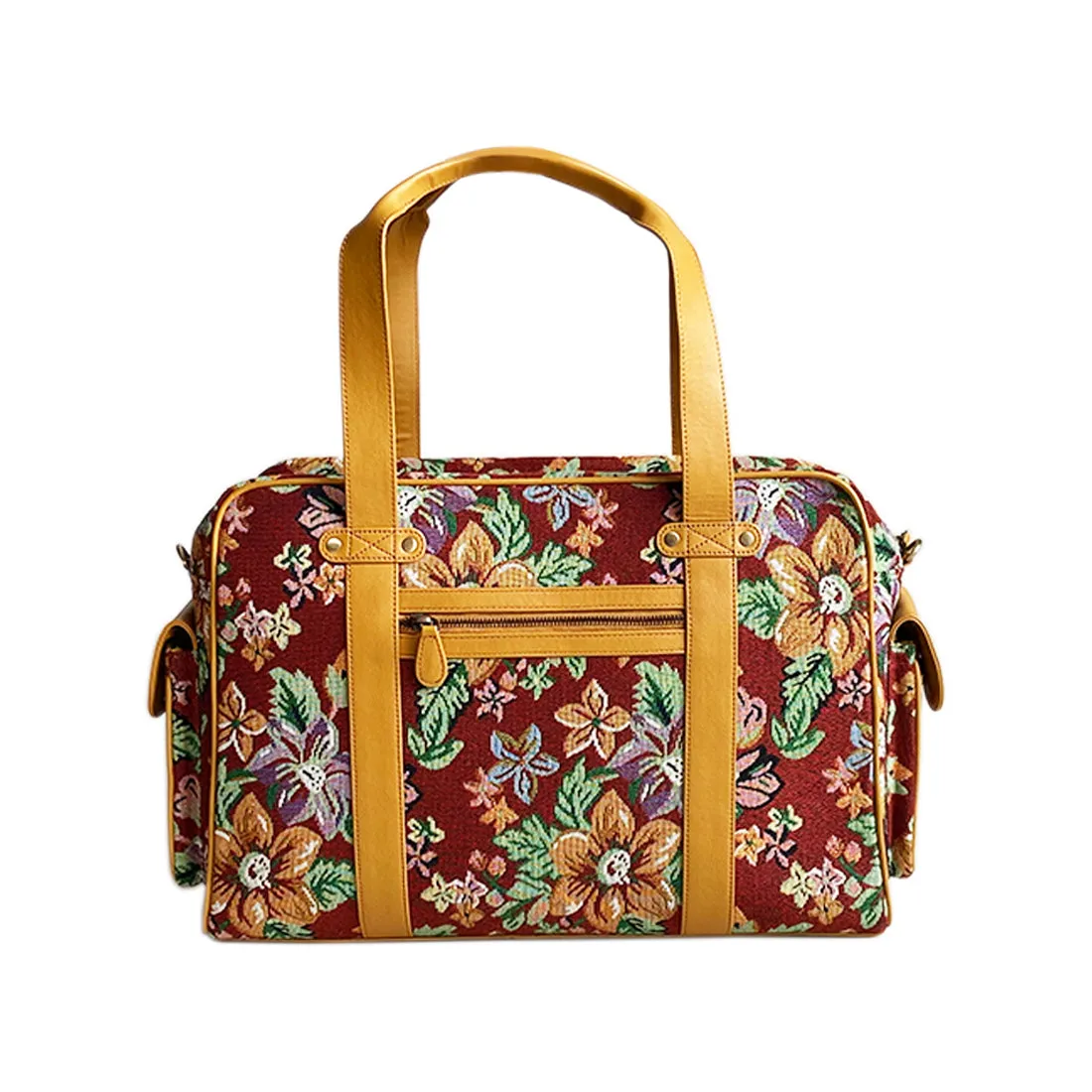 Wildflower April in Paris Weekender Travel Bag for Women