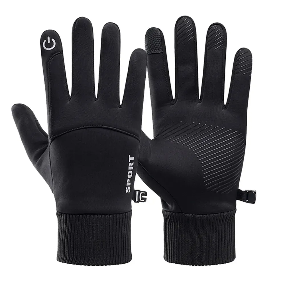 Winter Waterproof Gloves - Touchscreen Windproof Sports Driving Motorcycle Non-slip Warm