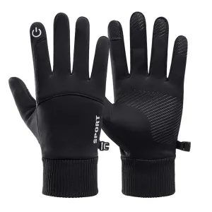 Winter Waterproof Gloves - Touchscreen Windproof Sports Driving Motorcycle Non-slip Warm