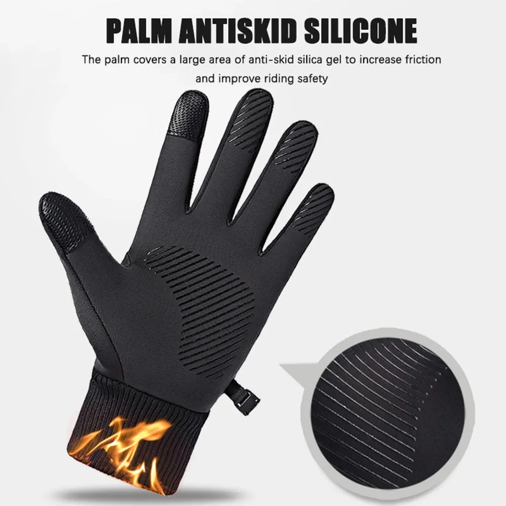 Winter Waterproof Gloves - Touchscreen Windproof Sports Driving Motorcycle Non-slip Warm