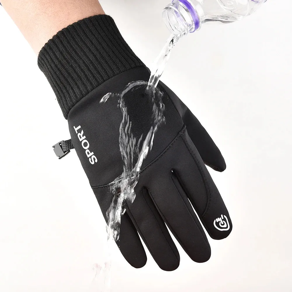 Winter Waterproof Gloves - Touchscreen Windproof Sports Driving Motorcycle Non-slip Warm