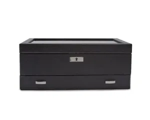 WOLF Roadster 10 Piece Watch Box with Drawer